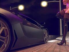 Páni, podívej na tu kurvu na ulici, která dává hluboké felace, hrdelní sex a bere sperma v hentai dobrodružstvích 😈