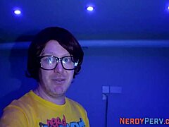 Busty British babe tricked into sucking cock for the first time