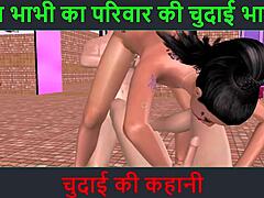 Animated video of threesome with bhabhi