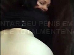 White girl teases with big ass craving cock