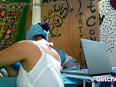 Watch this real couple handle big black cock blowjob?