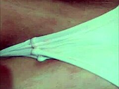 Tattooed hottie shows tan lines on web