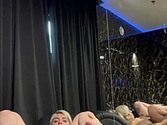 Tattooed Babe Squirts In Hotel Room