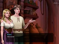 Wolf Spots Myrtle's Big Tits and Attacks