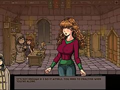 Magical MILF in Harry Potter-themed game