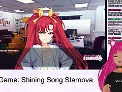 vtuber plays shining song starnova aki route