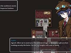 impedindo que uma ladra loira gostosa roube uma pe�a valiosa do museu - detective girl of the steam city - parte 2