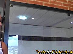 Seks po masaži z brazilsko pičko in veliko ritko blondinko