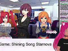 vtuber plays shining song starnova aki route