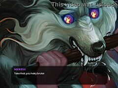 Wolf Spots Myrtle's Big Tits and Attacks