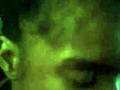 i gave that ebony chick sloppy head, suckin her black cock so hard it made me cum.