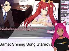Vtuber explores Aki route in Shining Song Starnova