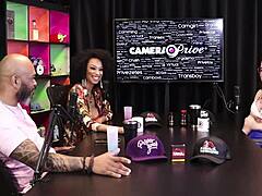 melissa leal in sheer red lingerie during the pandemic, revealing her bisexual side after years as a site model.