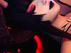 Nina Williams, suck that cock until it bounces in your mouth.