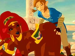 Urbosa and Link's passionate encounter