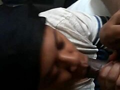 I convinced his wife Sonya to suck my cock