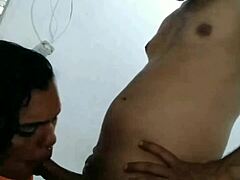 Brazilian SHEMALE BLOWS Blonde In Amateur Scene