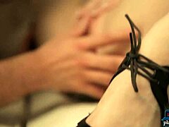 Spanish redhead teen takes control, licking and sucking him