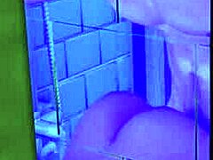 Neighbor catches us on cam in the shower!