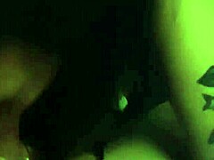 The petite brunette teen deepthroats a big fat cock