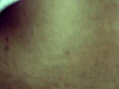 i'm fillin' the black womans pussy wit milk in dis homemade blowbang bangin' wit saggy tits n big ass