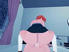 हेय, चेक आउट क्यूट ग्वेन टेनिसन और बेन हेंटाई कार्टून गेम कंटेस्ट में पीओवी थ्रीसम एक्शन के साथ