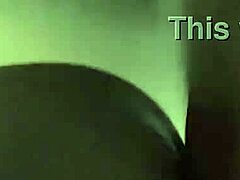 The ebony babe twerked on the young guy's dick until he came all over her big ass.