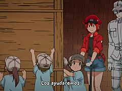 Hataraku Saibou Hentai Anime in het Spaans