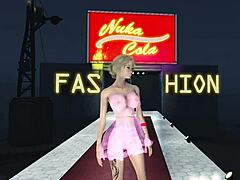 Fallout 4 fashion with big boobs in the sky