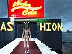 Fallout 4 fashion with big boobs in the sky