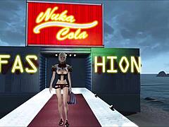 Fallout 4 fashion with big boobs in the sky