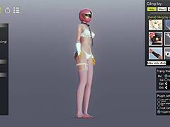 3D хентай соло анимация