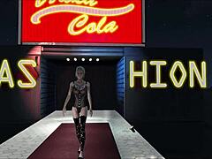 Fallout 4 fashion with big boobs in the sky