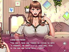 Milf wife gives blowjob in hentai sex scene