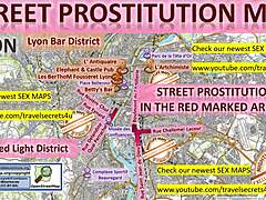 in lyon france, street maps guide to blowjob sex spots with massage parlours brothels and teen 18+ prostitutes
