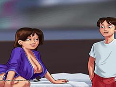 Rich Girl In Dirty Maid Costume From Summertime Saga