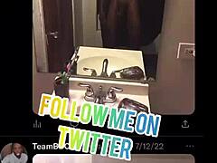 Blonde Barbie Sucks Big Black Cock.