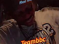 Blonde Barbie Sucks Big Black Cock.