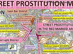 in lyon france, street maps guide to blowjob sex spots with massage parlours brothels and teen 18+ prostitutes