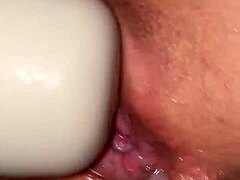 Interracial couple enjoys squirting and creamy orgasm