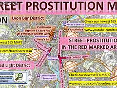 in lyon france, street maps guide to blowjob sex spots with massage parlours brothels and teen 18+ prostitutes