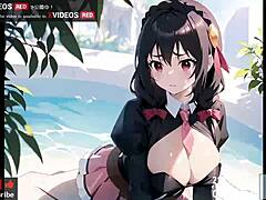 Enjoy uncensored Japanese hentai music video with Yunyun 210 AI CGS