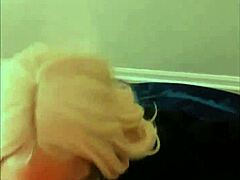 Blonde Barbie Sucks Big Black Cock.