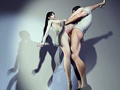 a young girl picks flowers in a serene anime garden scene