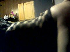 Young chubby brunette Navajo Tiff bent over in lingerie for doggystyle fucking