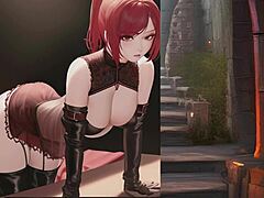 Cherry's Hentai Jerk Off Instructions In Anime Game.