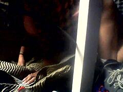 Young chubby brunette Navajo Tiff bent over in lingerie for doggystyle fucking