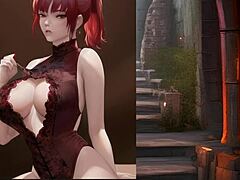 Cherry's Hentai Jerk Off Instructions In Anime Game.