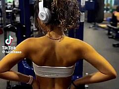 Gym Baddies Vol 2 Leggings Ketat Blonde Bokong Besar Goda Kamera Tersembunyi Voyeur