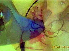 From My POV, WATCHING This Shaved Young Babe PLAY With Her Pussy Using TOYS